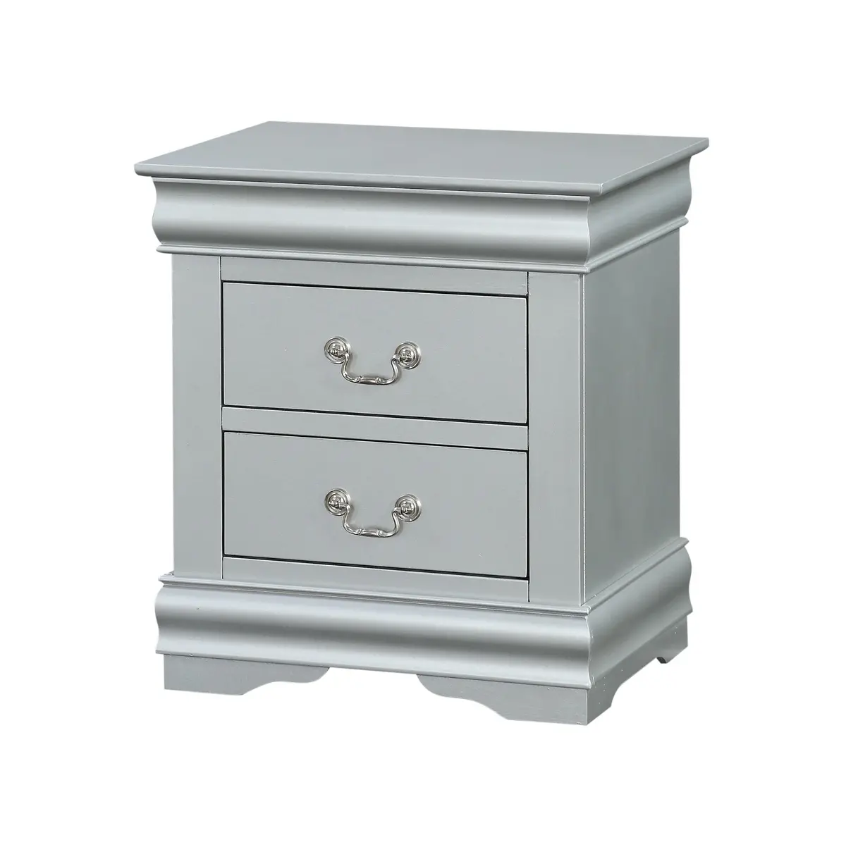 Louis Philippe Platinum Nightstand 1