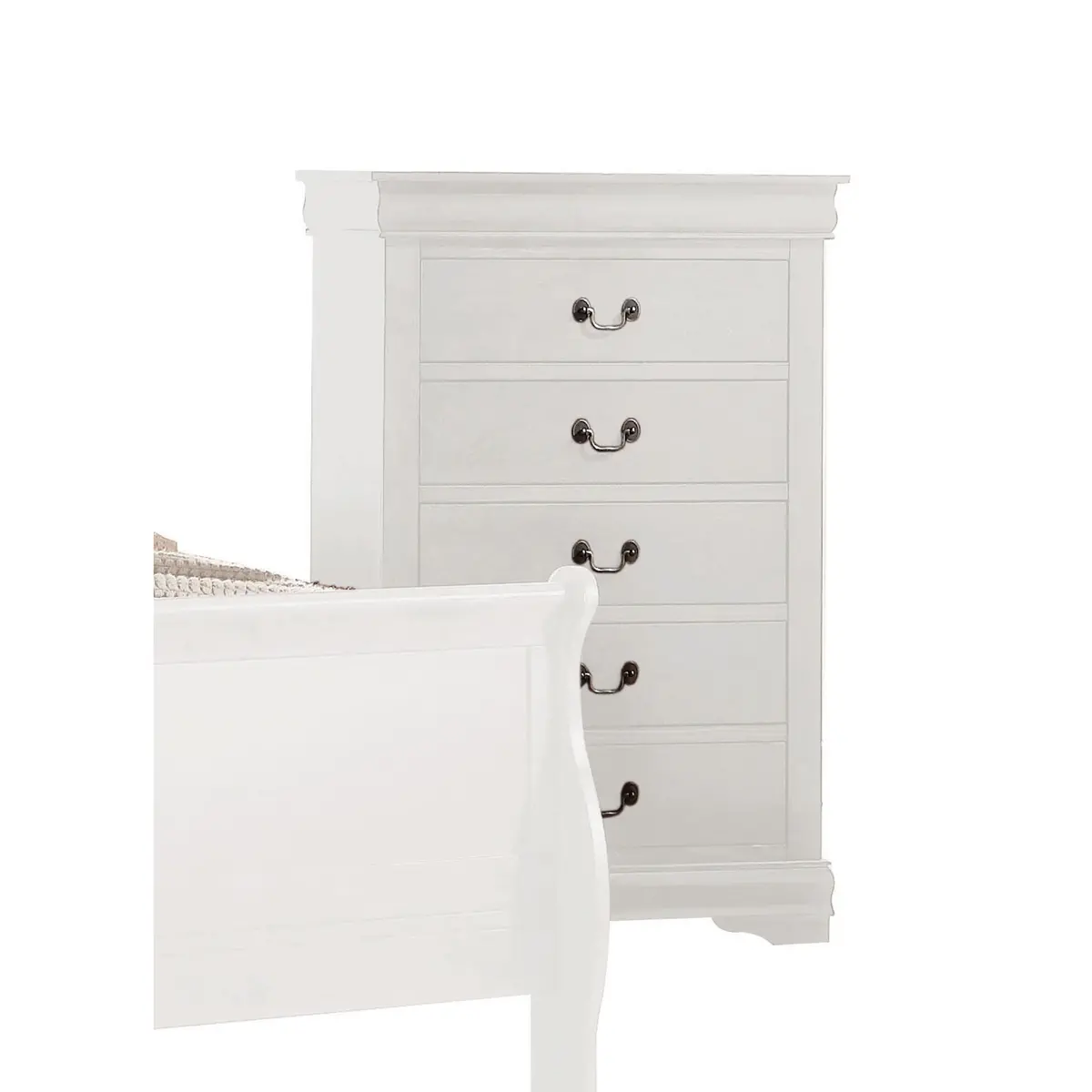 Louis Philippe White Chest 1