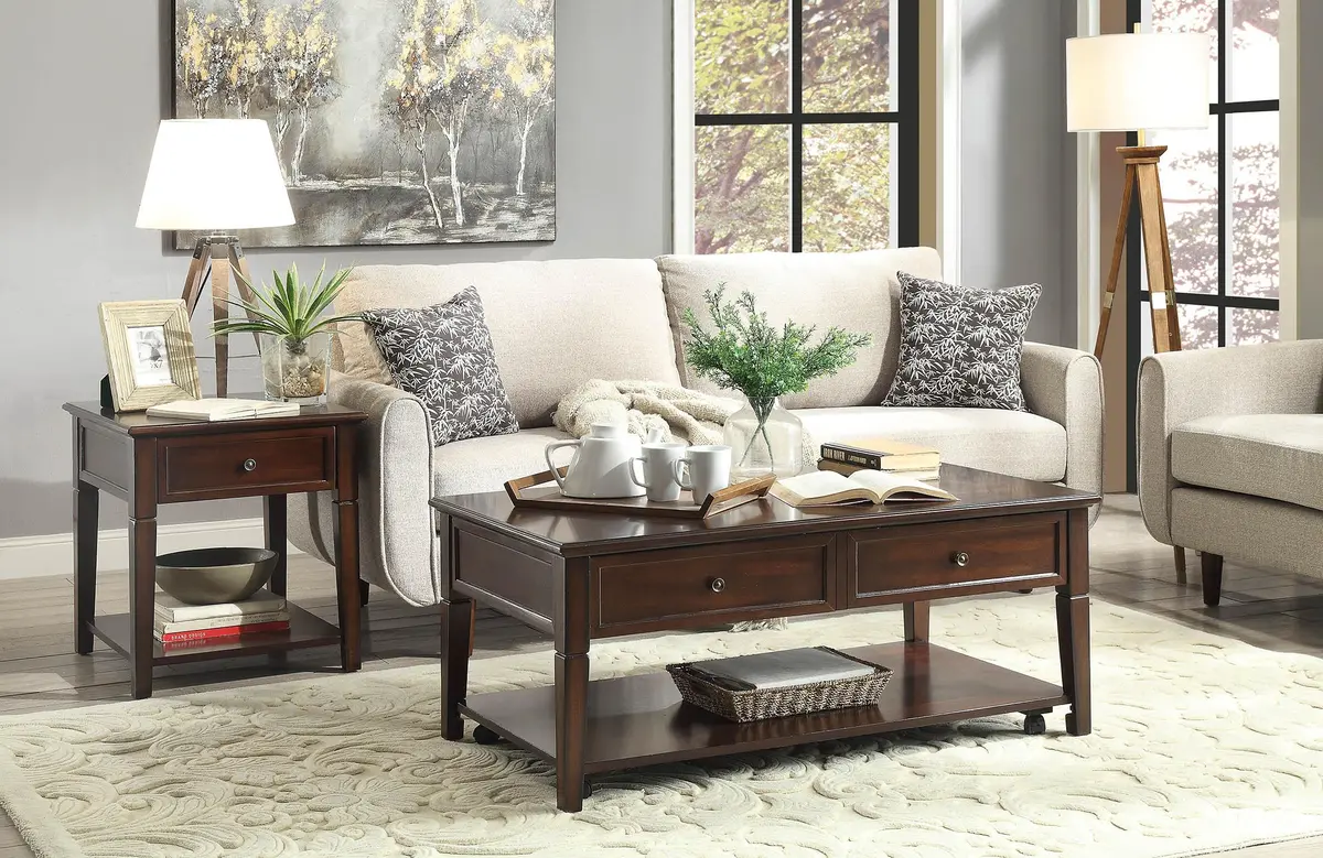 Malachi Walnut Coffee Table 1
