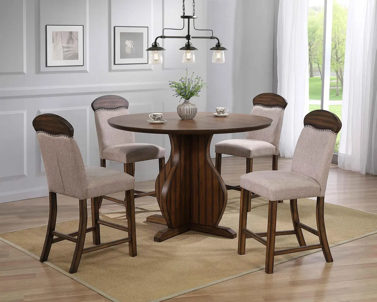 Maurice Oak Counter Height Table 1