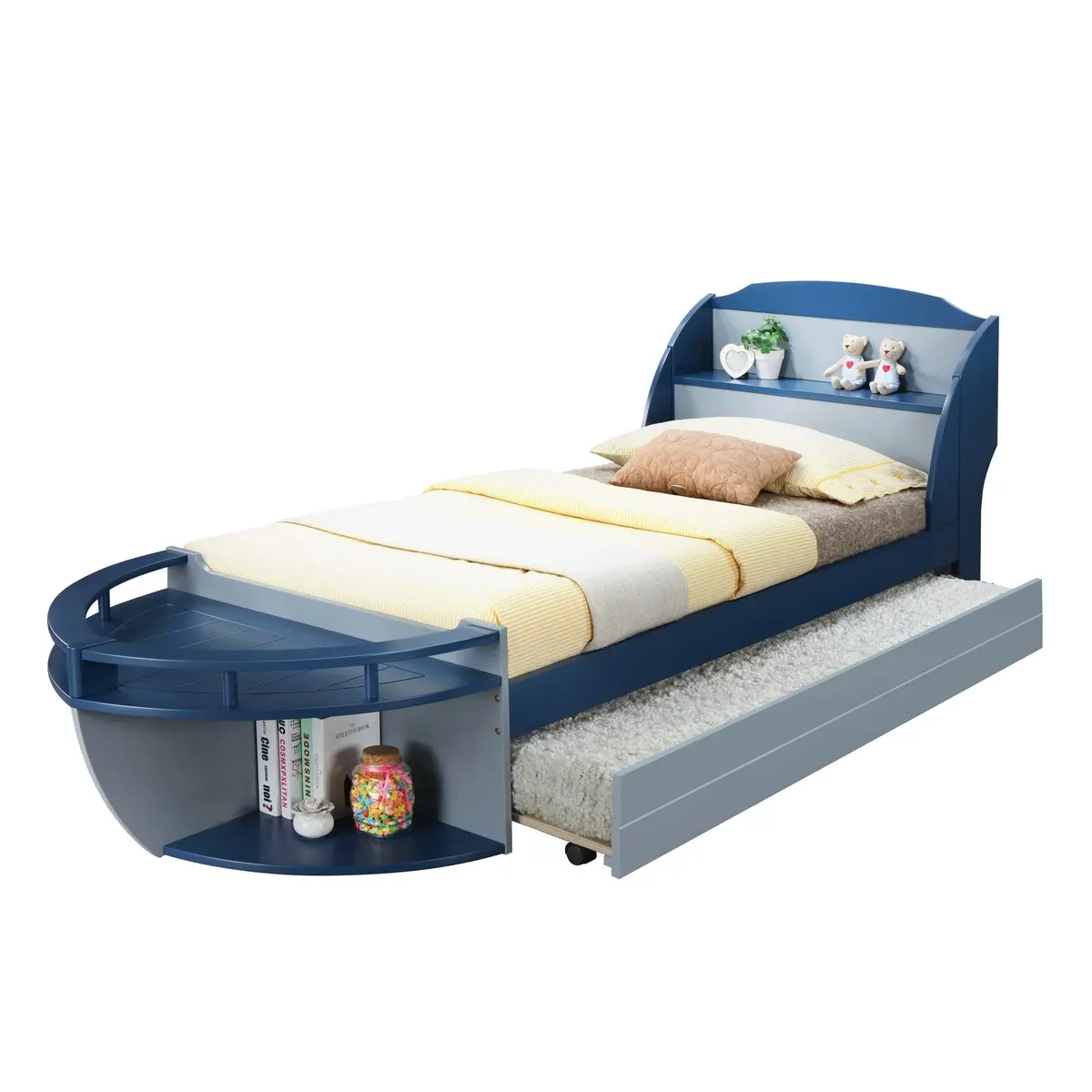 Neptune Ii Gray Trundle (Bed) 1