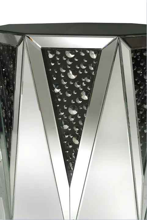 Noor Mirrored & Faux Gemstones Coffee Table 1