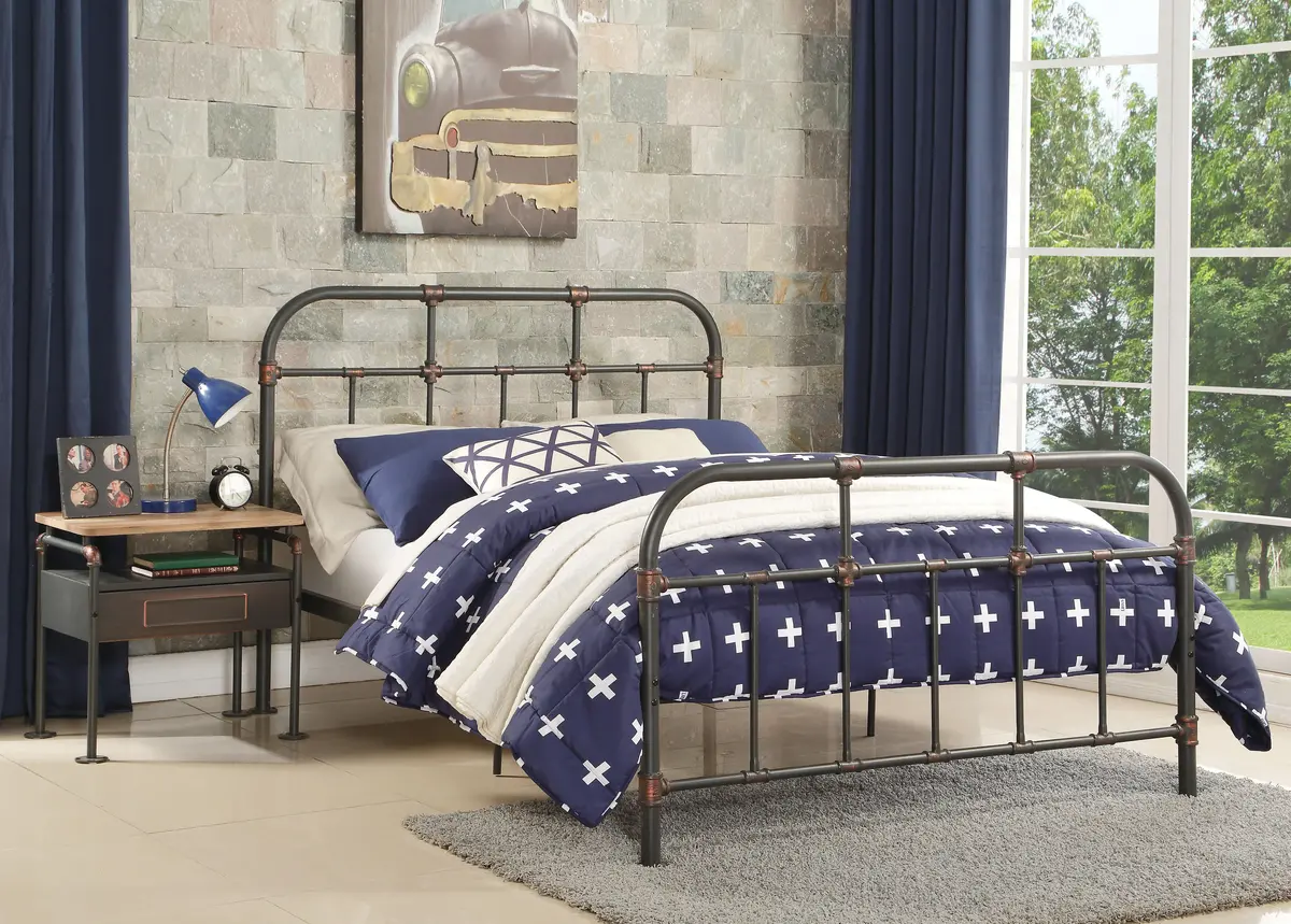 Nicipolis Sandy Gray Full Bed 1