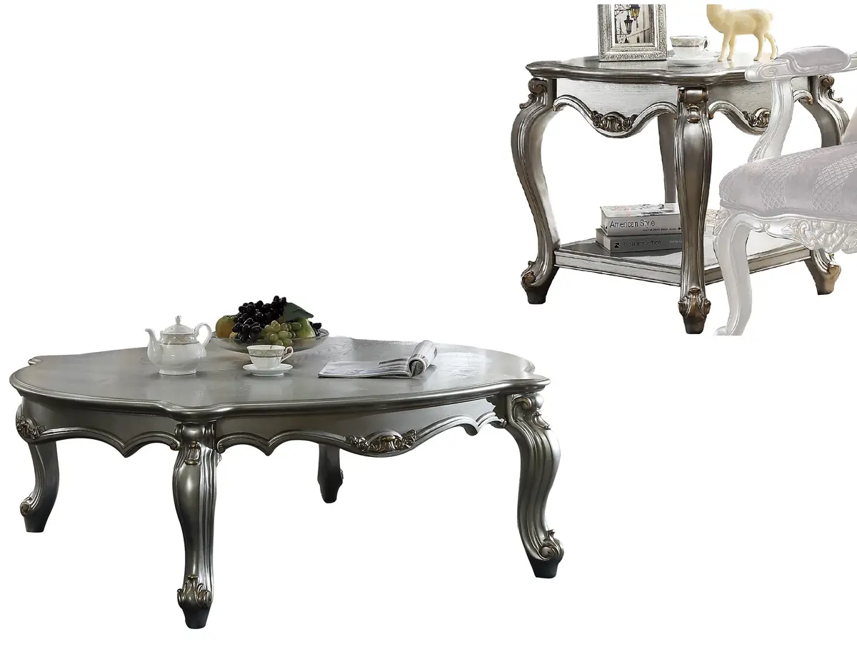 Picardy Antique Platinum Coffee Table 1