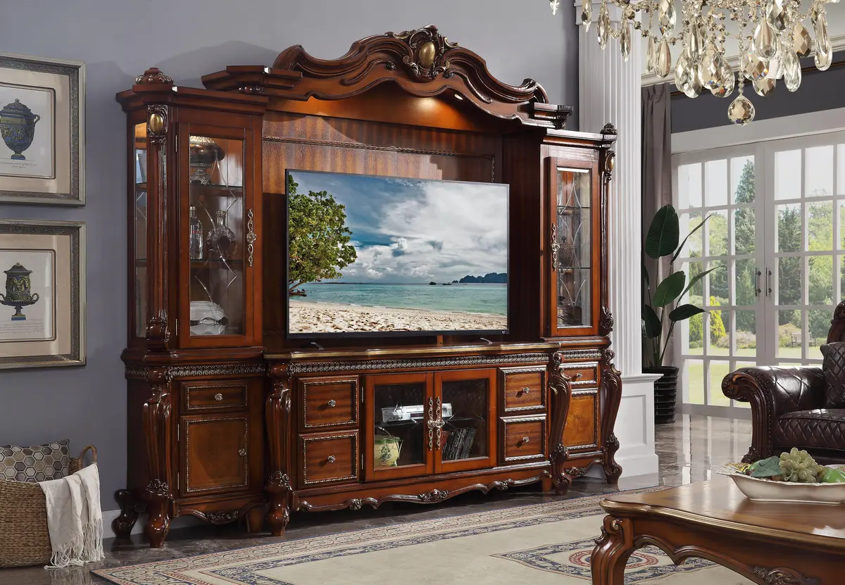 Picardy Cherry Oak Entertainment Center 1