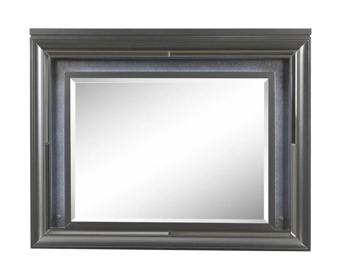 Sawyer Metallic Gray Mirror (Led) 1