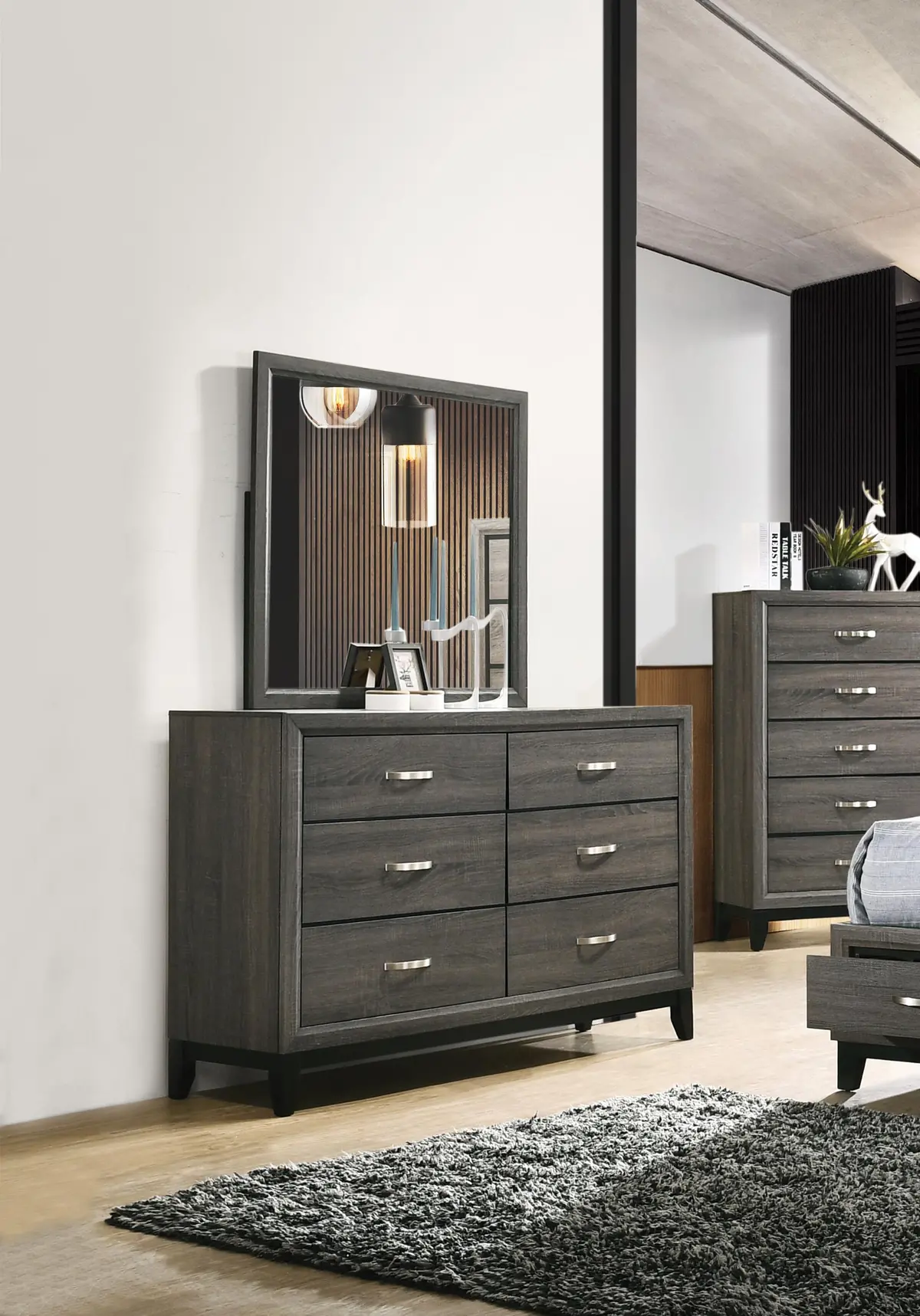 Valdemar Weathered Gray Dresser 1