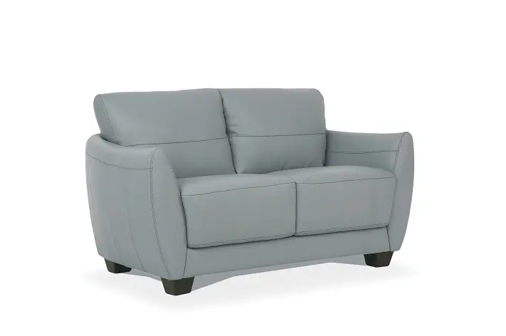 Valeria Watery Leather Loveseat 1