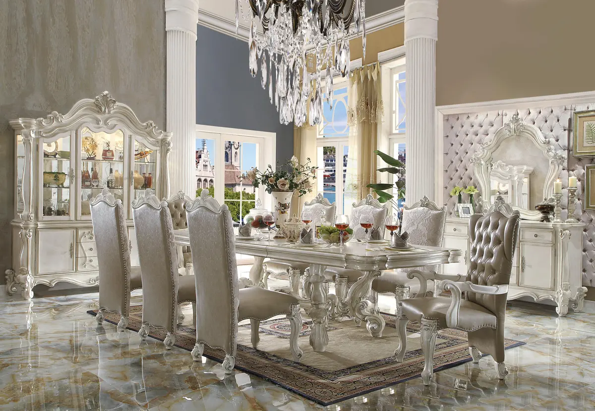 Versailles Bone White Dining Table 1