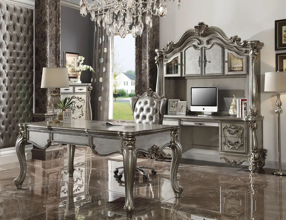 Versailles Antique Platinum Desk 1