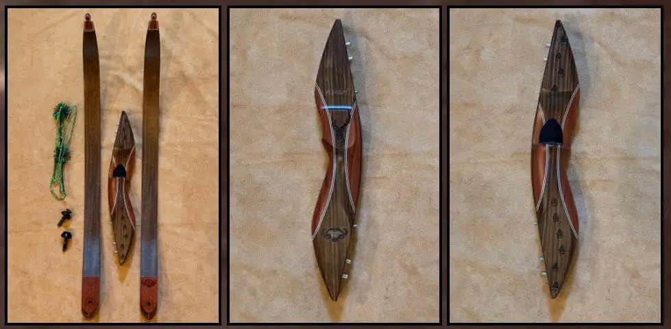 Bwana Bows Askari Recurve, Rh, 59# @ 28", 62" Amo 1