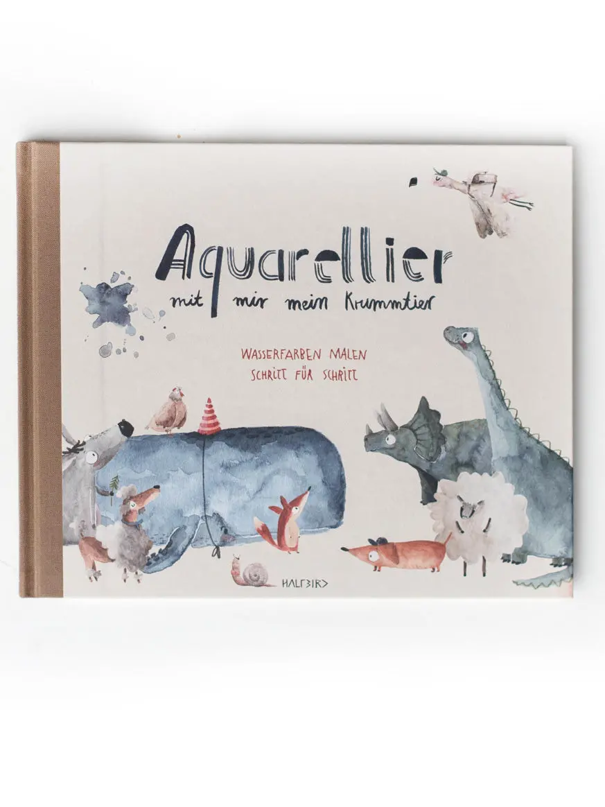Aquarell Malen „Aquarellier Mit Mir Mein Krummtier" 1