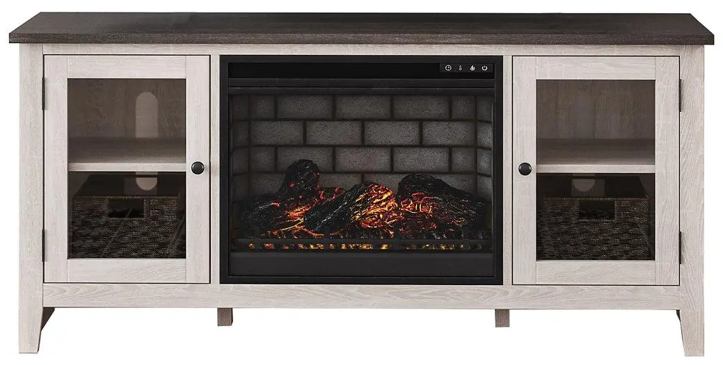 Dorrinson 60" Tv Stand With Electric Fireplace 1