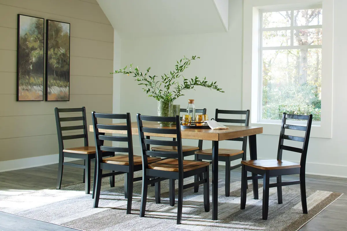 Blondon Dining Table And 6 Chairs (Set Of 7) 2