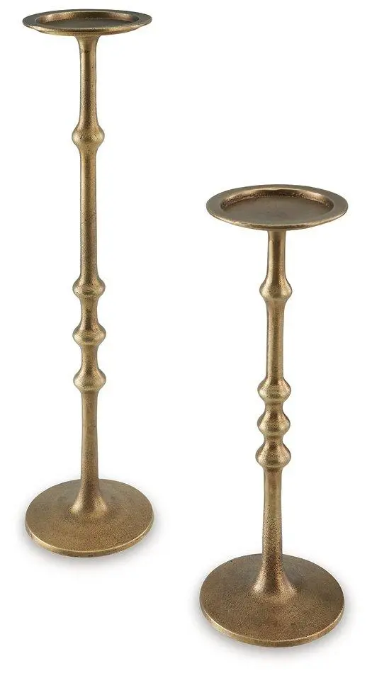 Larwick Candle Holder (Set Of 2) 1