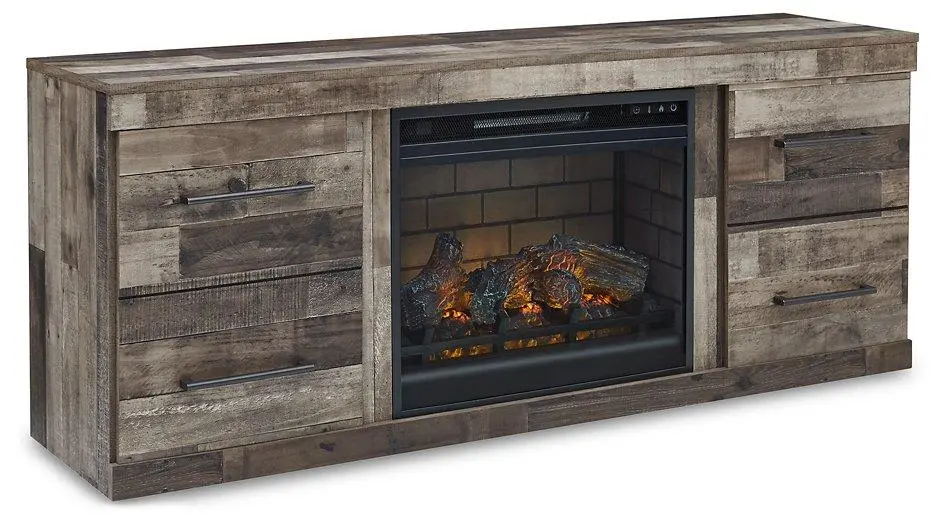 Derekson Tv Stand With Electric Fireplace 1