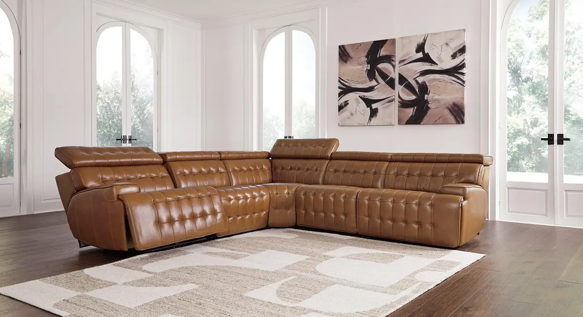 Temmpton Power Reclining Sectional 2