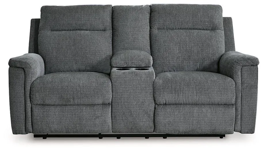 Barnsana Power Reclining Loveseat With Console 1