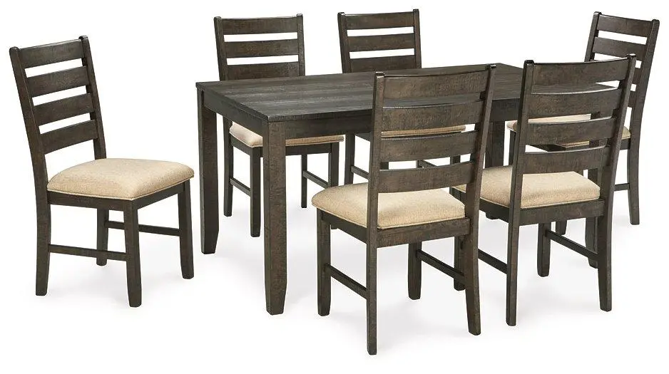 Rokane Dining Table And Chairs (Set Of 7) 1