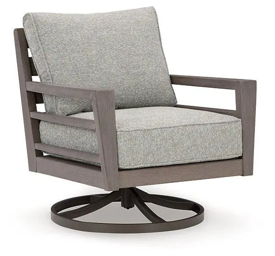 Hillside Barn Outdoor Swivel Lounge With Cushion 1