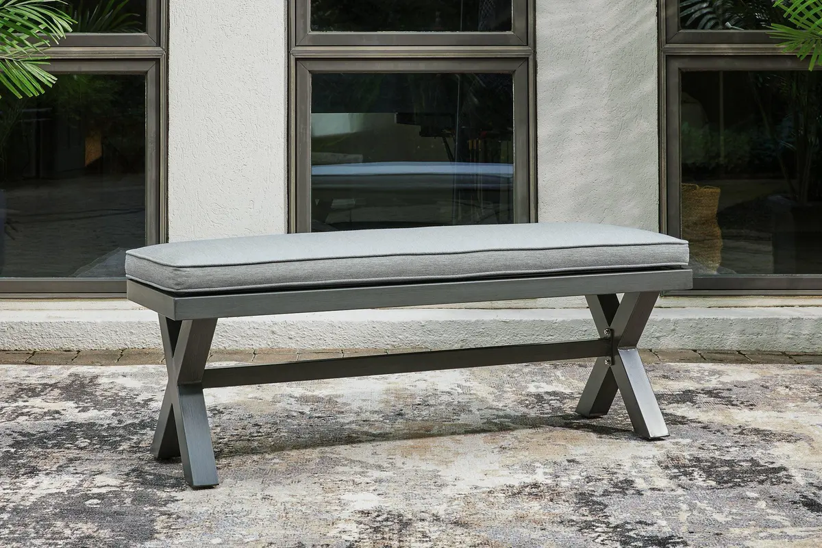 Elite Park Outdoor Bench With Cushion 2