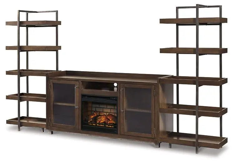 Starmore 3-Piece Wall Unit With Electric Fireplace 1
