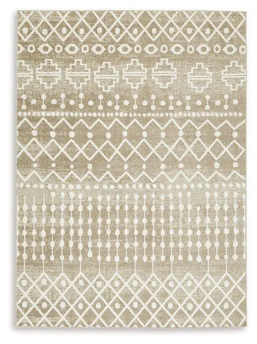 Bunchly 4'11" X 7'2" Washable Rug 1