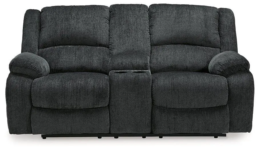 Draycoll Reclining Loveseat With Console 1