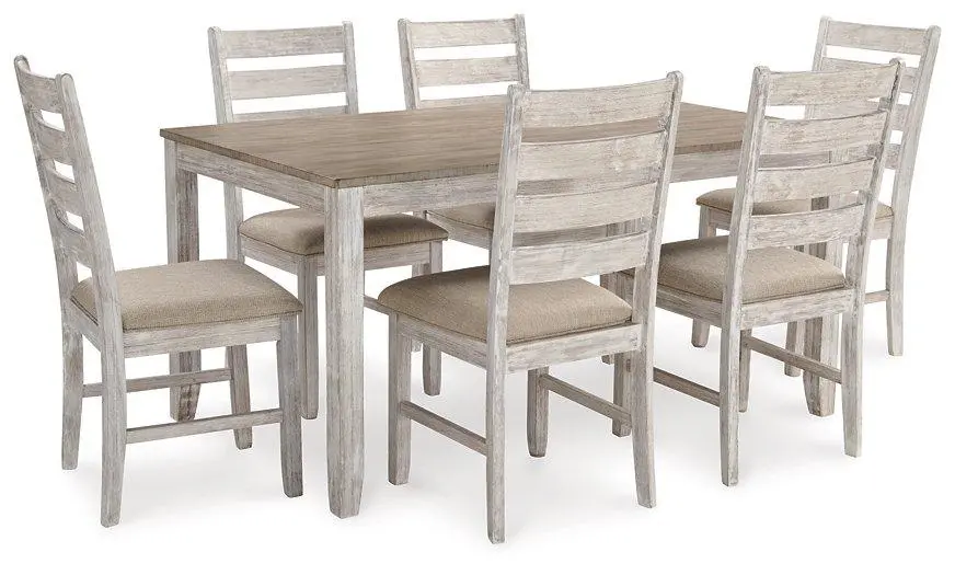 Skempton Dining Table And Chairs (Set Of 7) 1