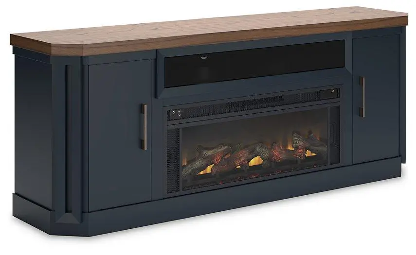 Landocken 83" Tv Stand With Electric Fireplace 1