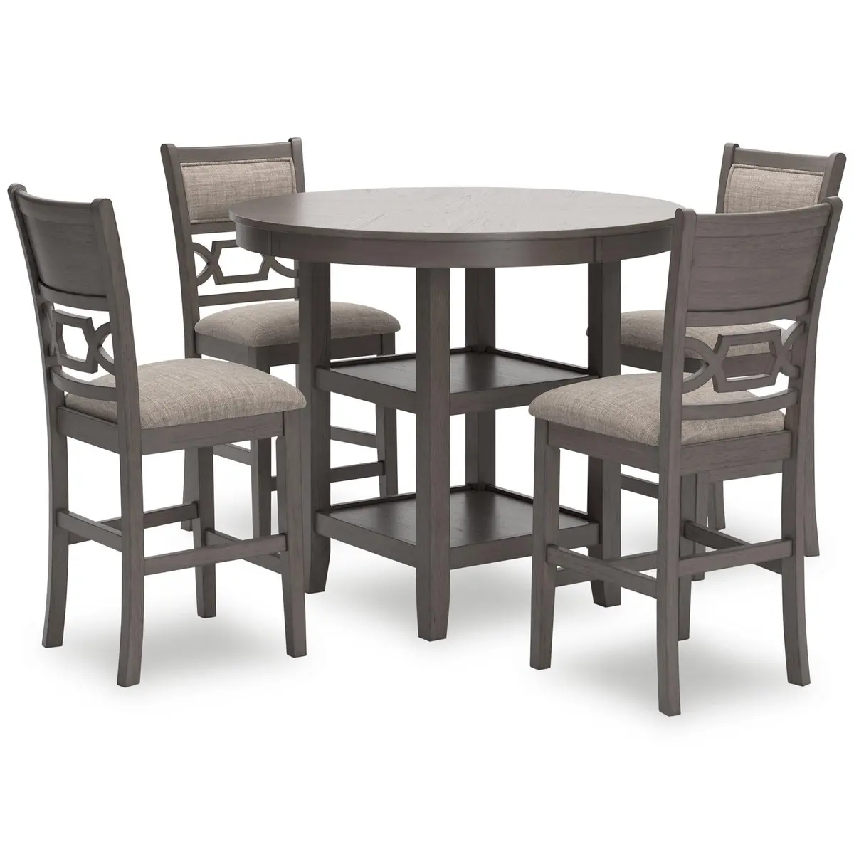 Wrenning Counter Height Dining Table And 4 Barstools (Set Of 5) 1