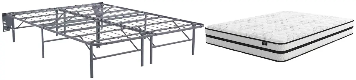 Chime 10 Inch Hybrid 2-Piece Mattress Package 2