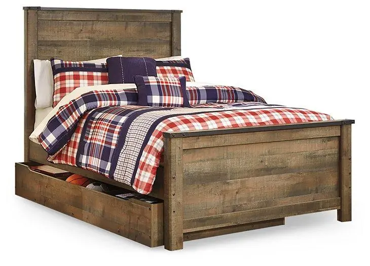 Trinell Bed With 1 Large Storage Drawer 1
