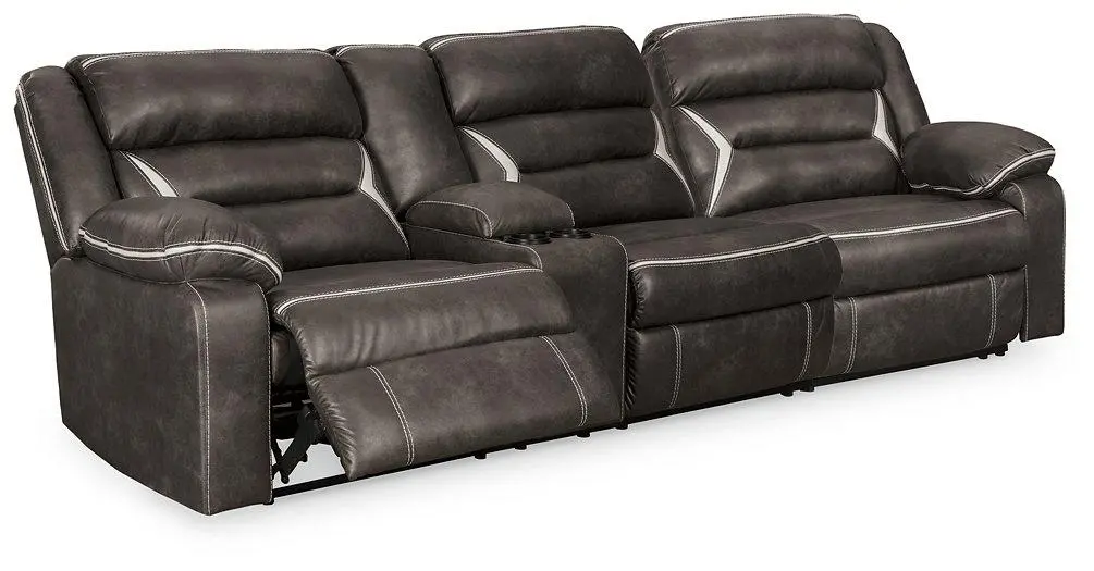 Kincord Power Reclining Sectional 1