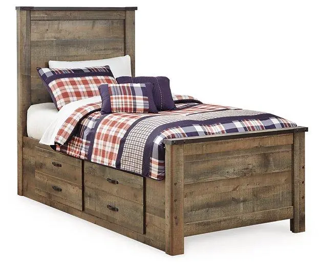 Trinell Youth Bed With 2 Storage Drawers 1