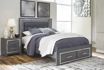 Lodanna Bed With 2 Storage Drawers 2