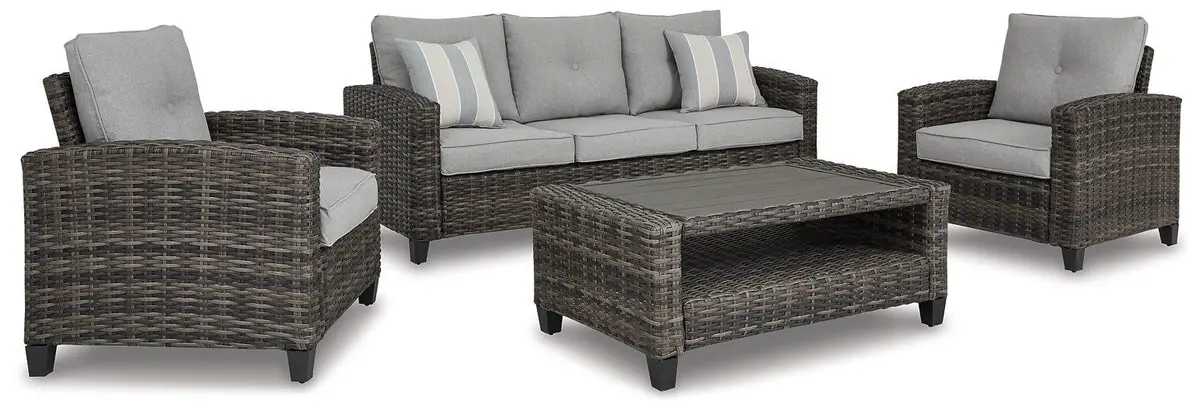 Cloverbrooke 4-Piece Outdoor Conversation Set 1