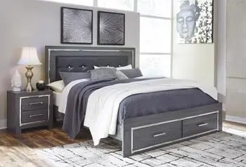 Lodanna Bed With 2 Storage Drawers 1