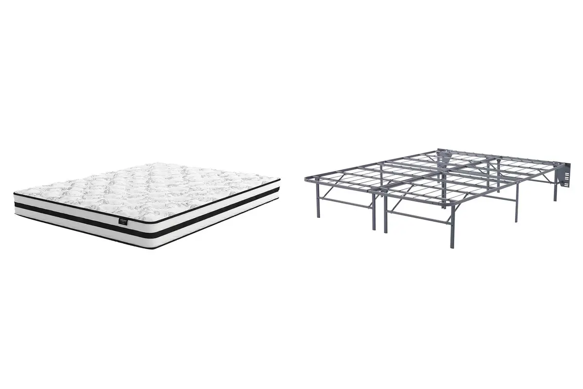 8 Inch Chime Innerspring Mattress Set 1
