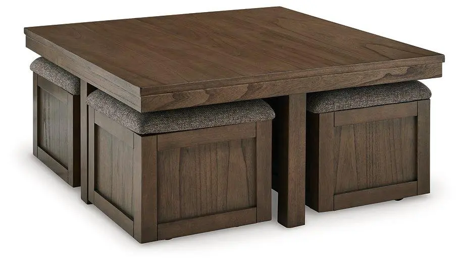 Boardernest Coffee Table With 4 Stools 1