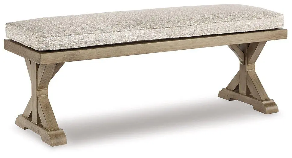 Beachcroft Outdoor Bench With Cushion 1