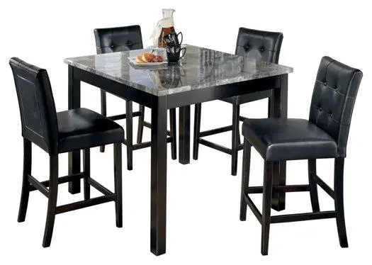 Maysville Counter Height Dining Table And Bar Stools (Set Of 5) 1
