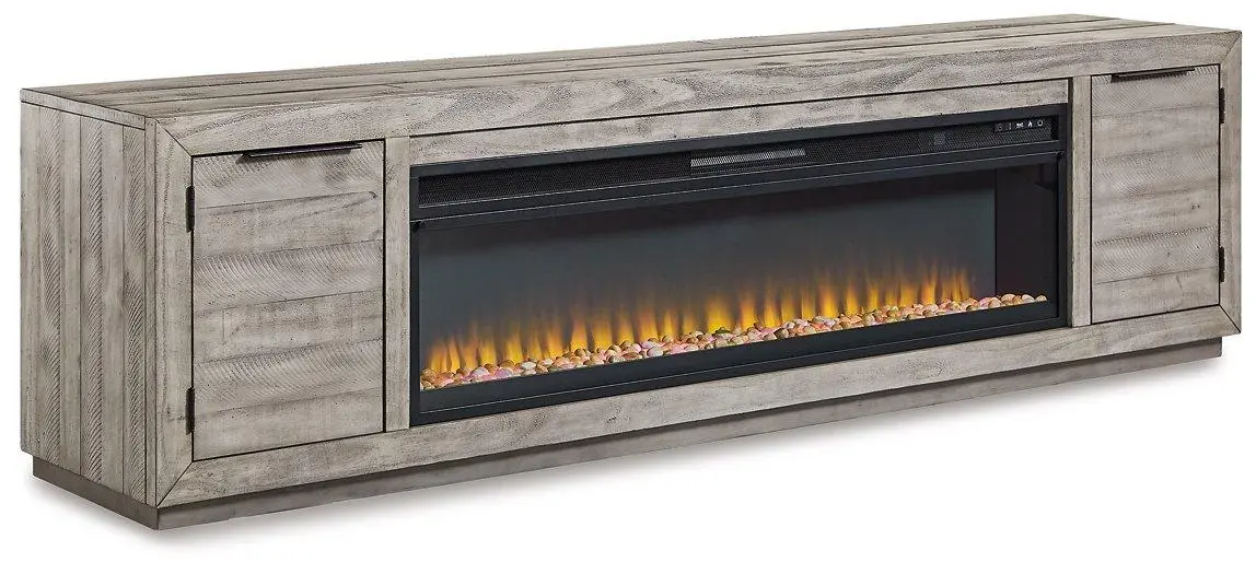 Naydell 92" Tv Stand With Electric Fireplace 1