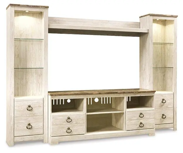 Willowton 4-Piece Entertainment Center 1