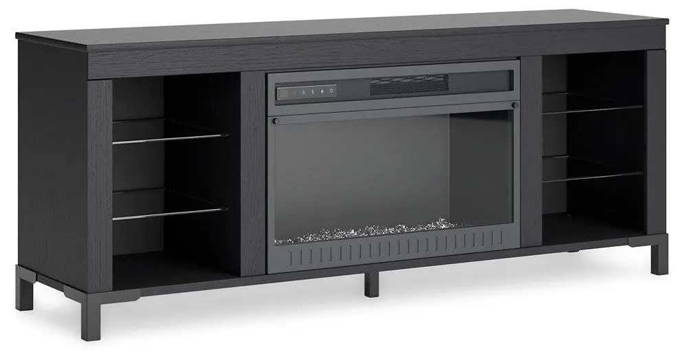 Cayberry 60" Tv Stand With Electric Fireplace 1