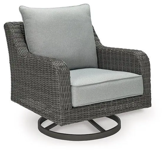 Elite Park Outdoor Swivel Lounge With Cushion 1
