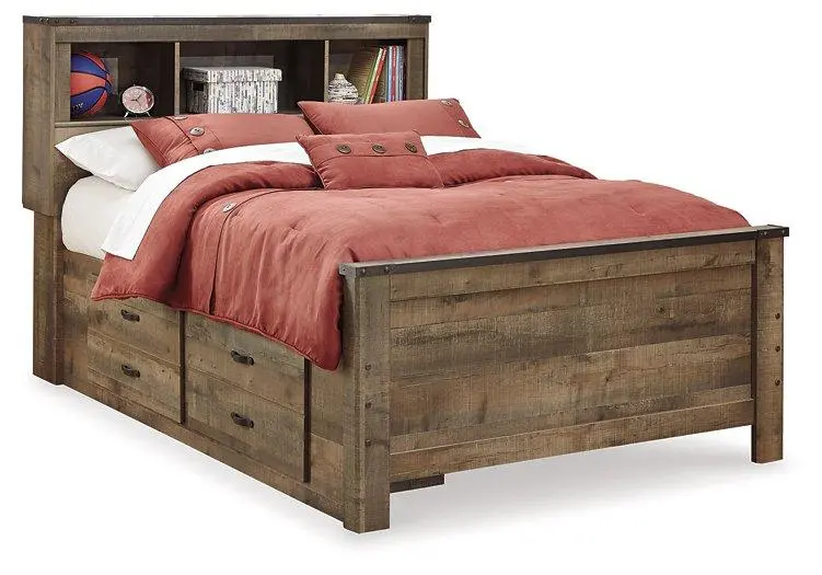 Trinell Bed With 2 Sided Storage 1