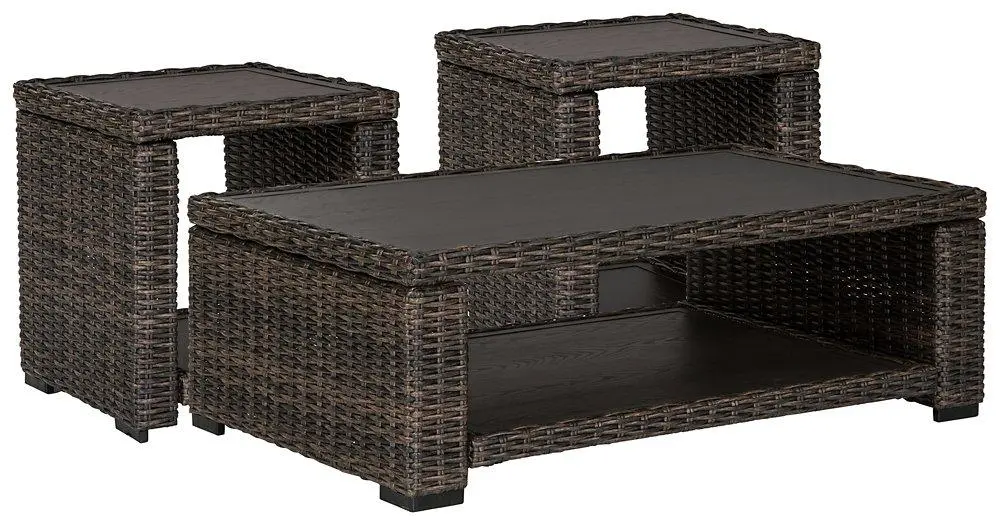 Grasson Lane Outdoor Occasional Table Set 1