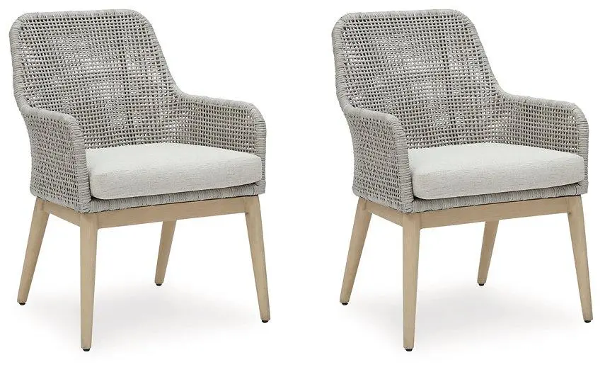 Seton Creek Outdoor Dining Arm Chair (Set Of 2) 1