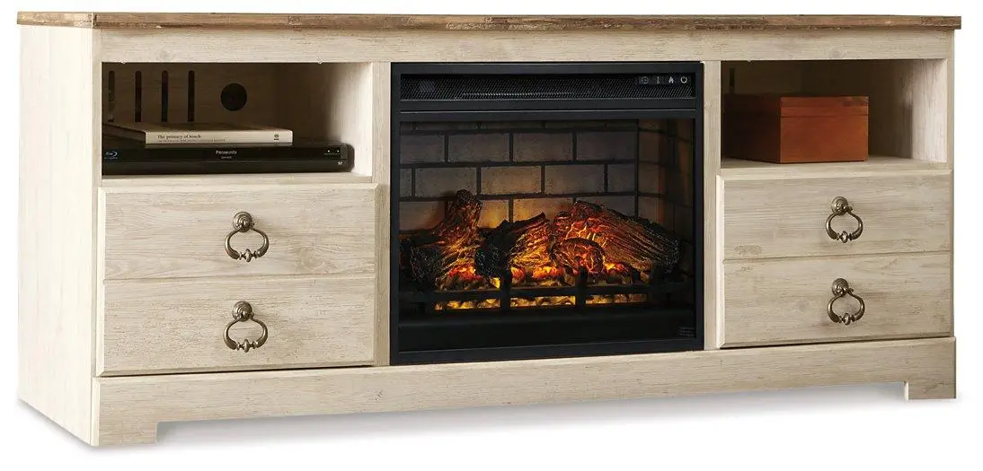 Willowton 64" Tv Stand With Electric Fireplace 1